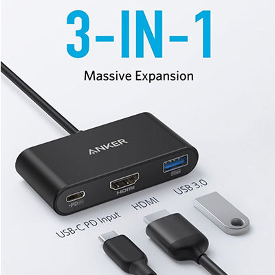 Anker PowerExpand 3-In-1 USB C Hub with 4K HDMI