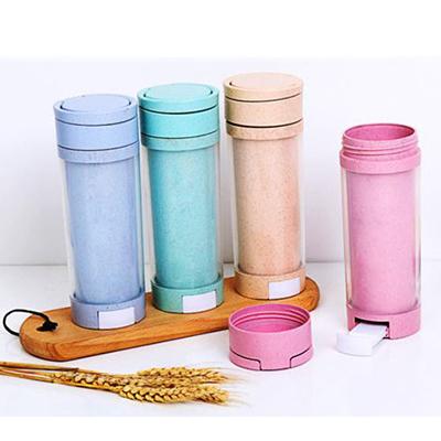 Eco Friendly Wheat Bottle with Phone Holder by Corporate Gift Store Singapore