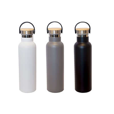 600ml Flask with Wooden Cap by Corporate Gift Store Singapore