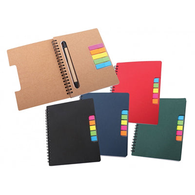 Eco Notebook With Pen & Sticky Note by Corporate Gift Store Singapore