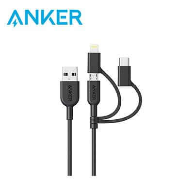 Anker PowerLine II 3-in-1 Cable by Corporate Gift Store Singapore