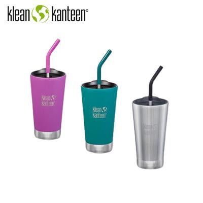 Klean Kanteen 16oz Vacuum Insulated Blue Green Teal Coffee Tumbler Cup Mug