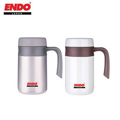 ENDO 400ML Double Stainless Steel Mug With Fine Porcelain Interior | gifts shop