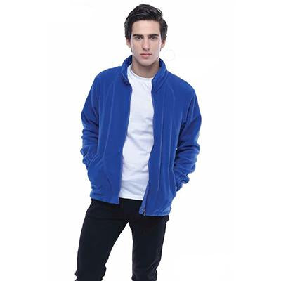 Collar Fleece Zip Up Jacket (Unisex) | gifts shop