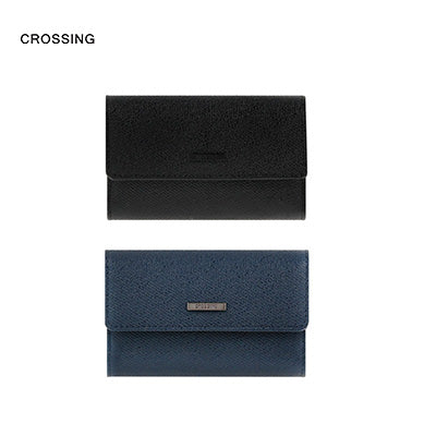Crossing Elite Leather Key Holder With Card Pockets by Corporate Gift Store Singapore