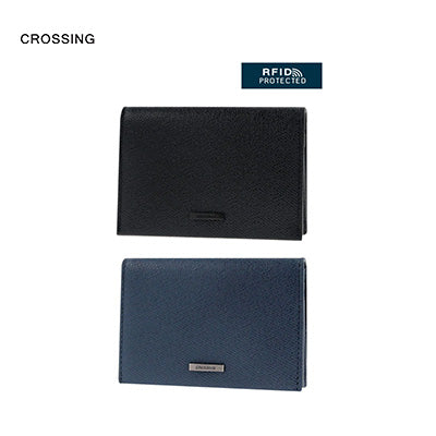 Crossing Elite Leather Leather Card Case With Magnet Closure RFID by Corporate Gift Store Singapore