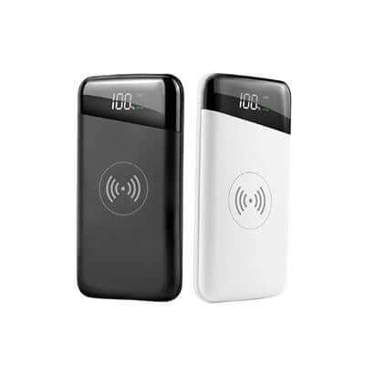 10000mAh Wireless Power Bank with LCD Display by Corporate Gift Store Singapore