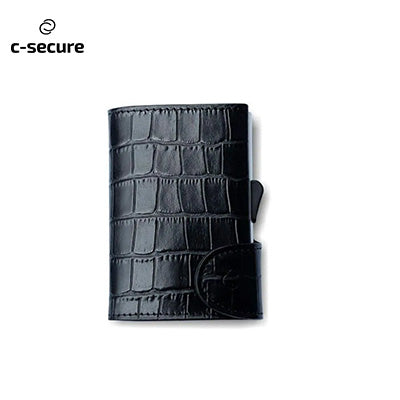 C-Secure Croco Leather Wallet