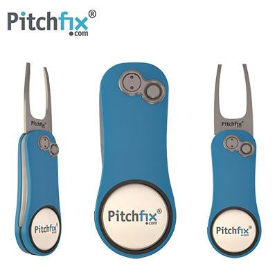 Pitchfix Hybrid 2.0 Golf Divot Tool with Ball Marker and Pencil Sharpener | gifts shop