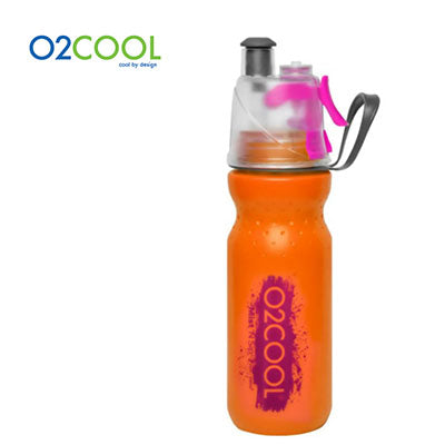 O2COOL Arctic Squeeze Sw Mist ‘N Sip Insulated Water Bottle 20oz with Lock & Mount by Corporate Gift Store Singapore