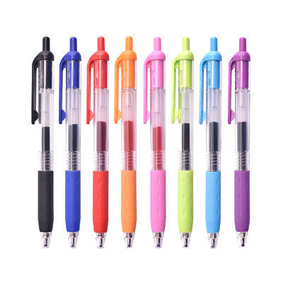 Quick Dry Plastic Gel Ink Pen with rubber grip by Corporate Gift Store Singapore