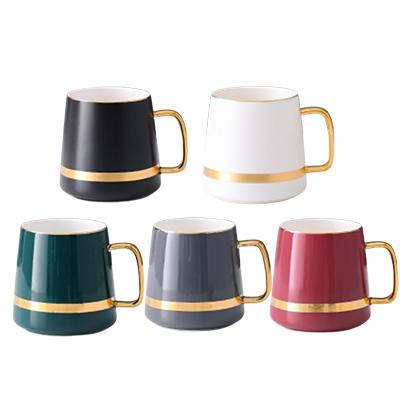 Premium Ceramic Mug with Golden Handle by Corporate Gift Store Singapore
