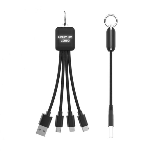 3 in 1 Fast Charging Cable (Rectangular) by Corporate Gift Store Singapore