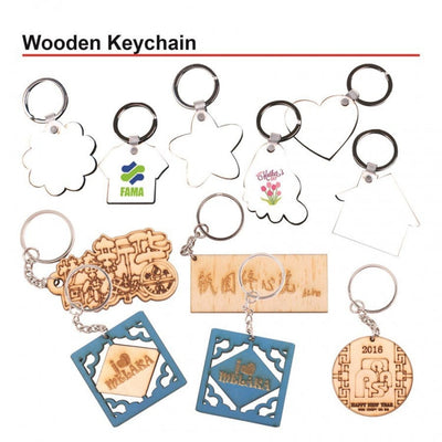 Customized Wooden Keychain