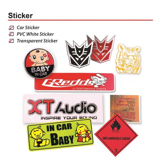 Customized Sticker by Corporate Gift Store Singapore