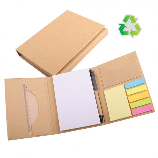 Eco Memopad With Pen & Ruler by Corporate Gift Store Singapore