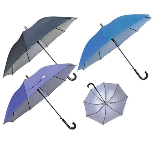 24'' Silver Coated Straight Umbrella by Corporate Gift Store Singapore