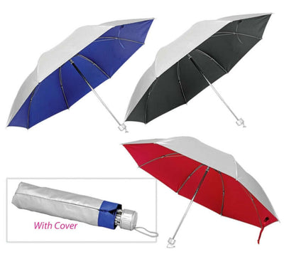 21'' Silver Coated Foldable Umbrella