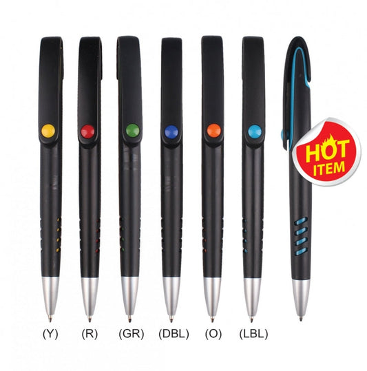 Black Plastic Pen by Corporate Gift Store Singapore