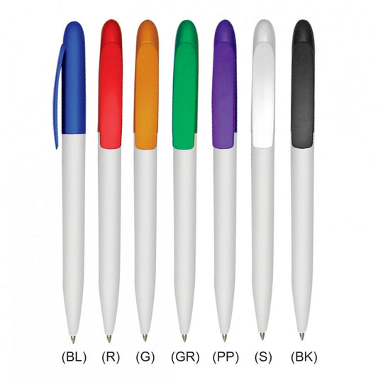 Plastic Pen with Colourful Cap by Corporate Gift Store Singapore