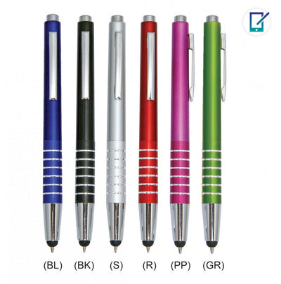 Stylus Pen with Silver Ring Grip