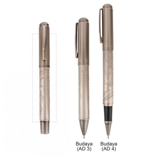 Silver Beige Metal Pen by Corporate Gift Store Singapore