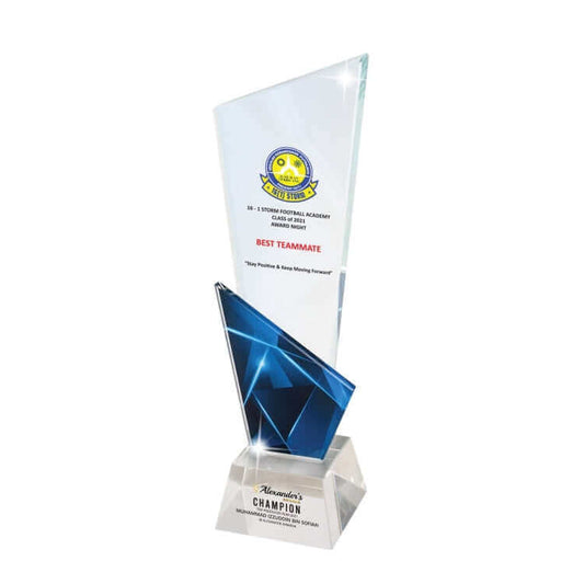 27cm Crystal Award by Corporate Gift Store Singapore