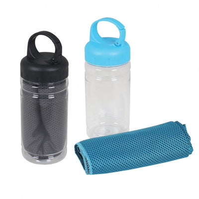 Cooling Sport Towel with Bottle Packaging