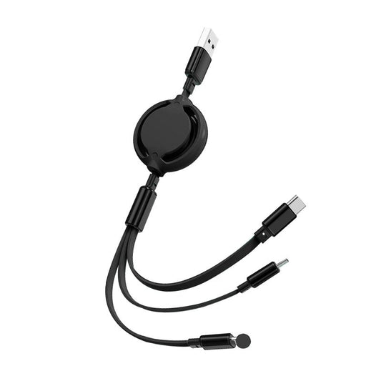 Fast Charge Retractable Multicable by Corporate Gift Store Singapore