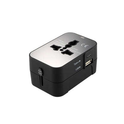 Travel Adaptor with1 Type C and 1 USB Port by Corporate Gift Store Singapore