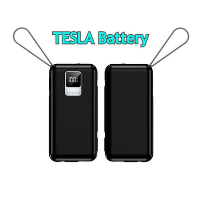 22.5W Quick Charge Powerbank with Built-in Cable by Corporate Gift Store Singapore