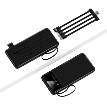 10000mAh Powerbank with 4 Detachable Built-in Cables & Mobile Stand by Corporate Gift Store Singapore