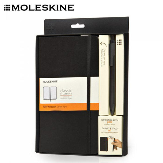 MOLESKINE A5 Notebook with Roller Pen Set by Corporate Gift Store Singapore