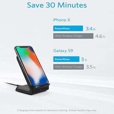 Anker PowerWave 7.5 Wireless Charging Stand 10W by Corporate Gift Store Singapore