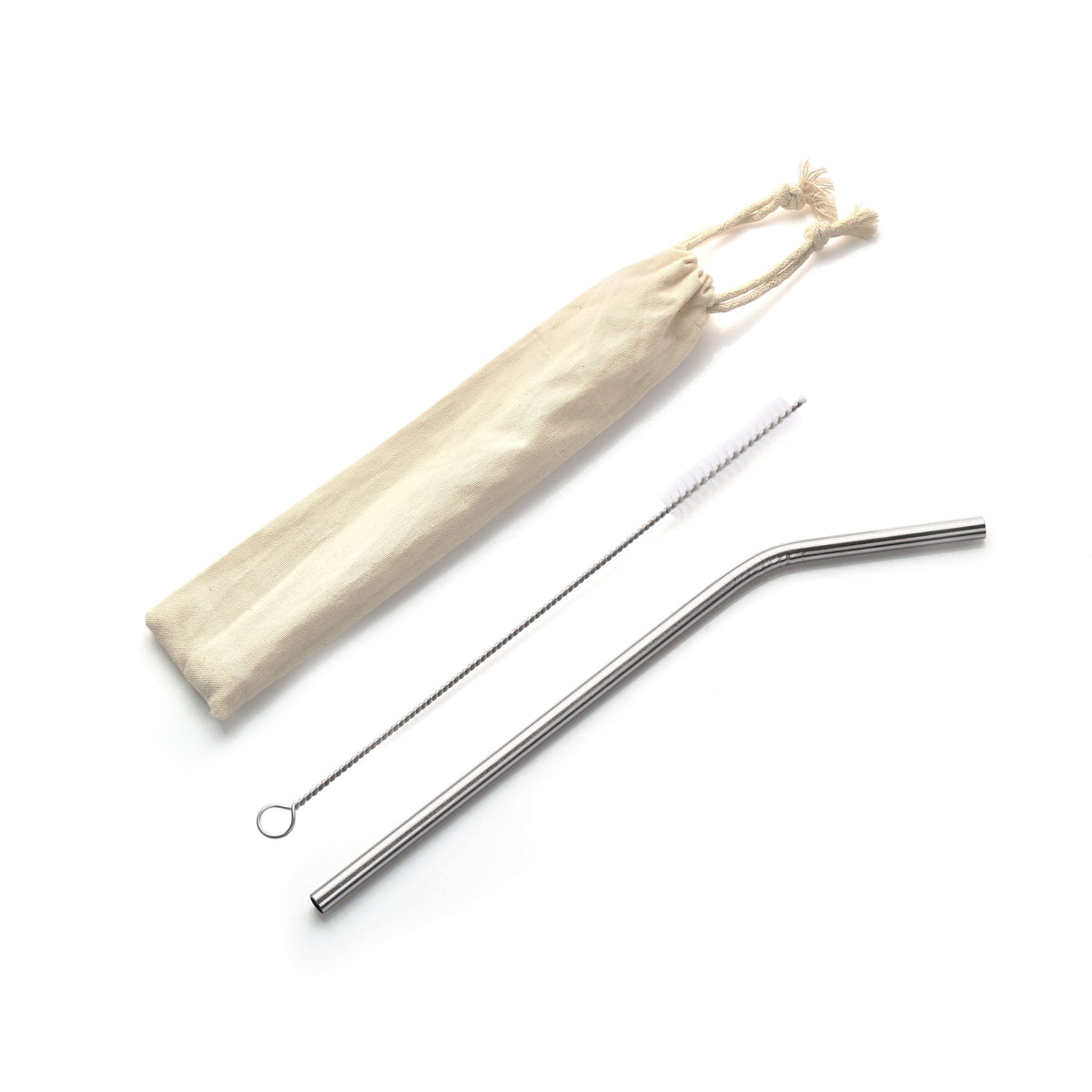 Curve Stainless Steel Straw by Corporate Gift Store Singapore