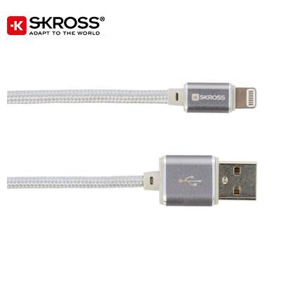 SKROSS Lightning Connector Cable - Steel Line by Corporate Gift Store Singapore