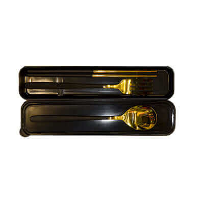 3-piece Gold Cutlery Set by Corporate Gift Store Singapore