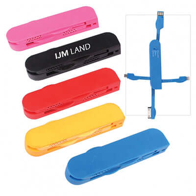 3in1 USB Cable by Corporate Gift Store Singapore