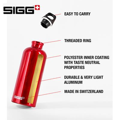 SIGG Traveller 1L Aluminium Water Bottle by Corporate Gift Store Singapore