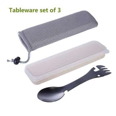 Titanium Spork Travelling Cutlery Set by Corporate Gift Store Singapore
