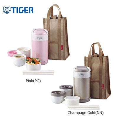Tiger Lunch Box 3 containers with Bag LWR-A092 | gifts shop