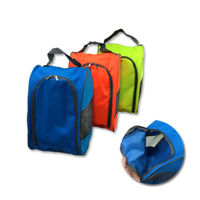 600D Nylon Shoe Bag with Zipper on front by Corporate Gift Store Singapore