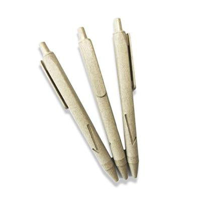 Eco Friendly Wheat Straw Pen by Corporate Gift Store Singapore