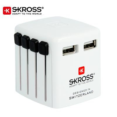 SKROSS Travel Adaptor World USB Charger by Corporate Gift Store Singapore