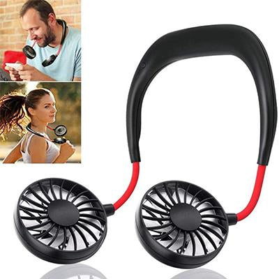 Cooling Mini Neck Dual Fan | gifts shop