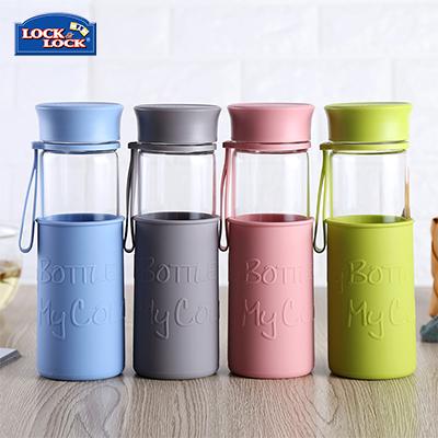 Lock & Lock My Bottle My Colour Glass Water Bottle 500ml by Corporate Gift Store Singapore