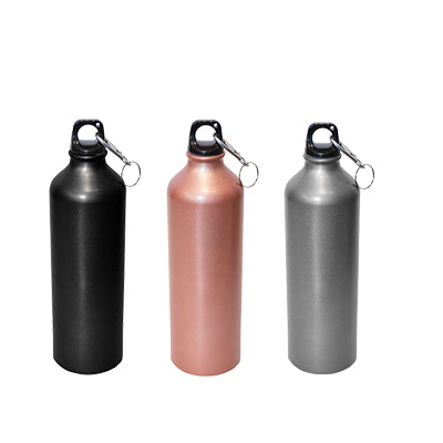 Aluminium Bottle With Carabiner by Corporate Gift Store Singapore