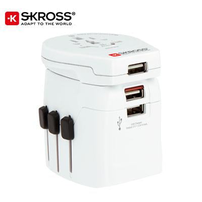 SKROSS Travel Adaptor PRO Light 3 x USB - World by Corporate Gift Store Singapore