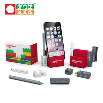 Office Blocks 6 in 1 Phone Stand Set by Corporate Gift Store Singapore