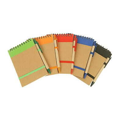 Eco Wire-O Notebook and Pen by Corporate Gift Store Singapore